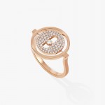 Messika - Lucky Move Pave Ring Rose Gold